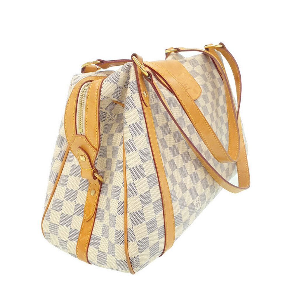 Louis Vuitton Bag White Azur Damier Stresa Shoulder